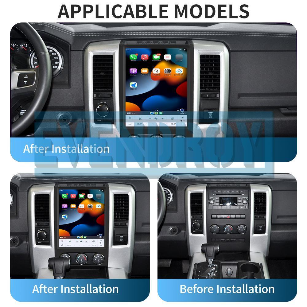 12.1" For Dodge RAM 2008-2012 Car GPS Navigation Stereo Radio  Android 11