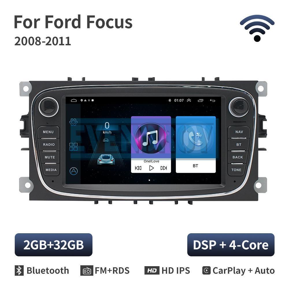 CARPLAY Car Stereo Player GPS Navi Radio navigation For Ford Focus 2008-2011