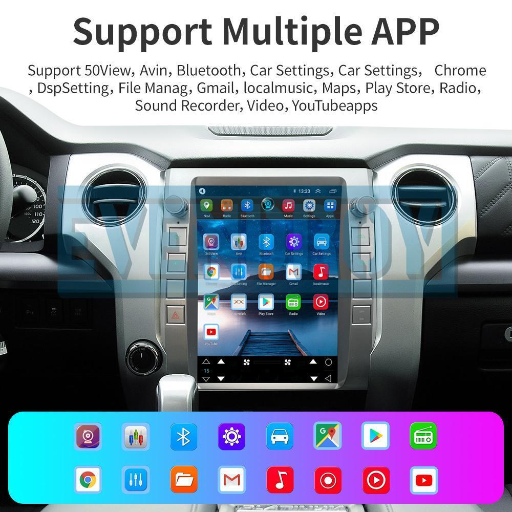 12.1"For Toyota Tundra 2014-2018 Car Audio GPS Navigation Stereo Radio