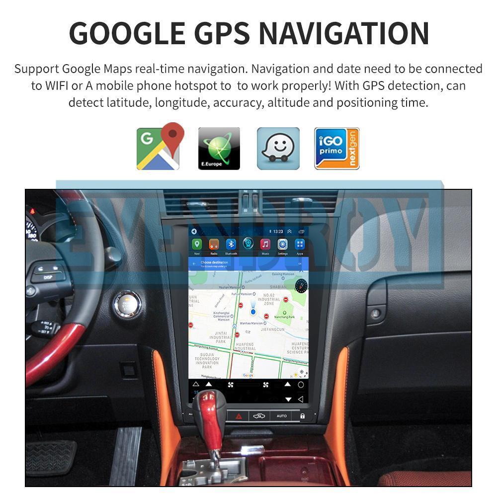 12.1" For Lexus GS300 GS350 GS330 2004-2011 Car GPS Navigation Stereo