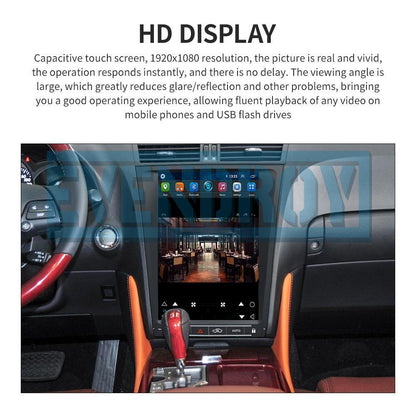 12.1" For Lexus GS300 GS350 GS330 2004-2011 Car GPS Navigation Stereo