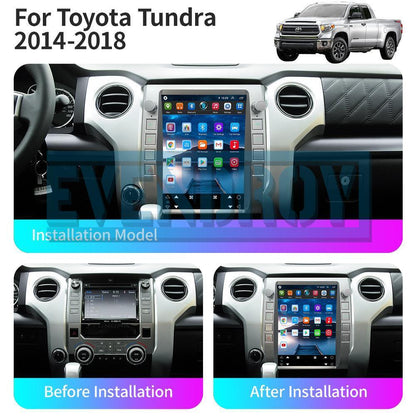 12.1"For Toyota Tundra 2014-2018 Car Audio GPS Navigation Stereo Radio