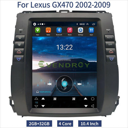 10.4" For Lexus GX470 2002-2009 Car GPS Player Navigation Radio Stereo